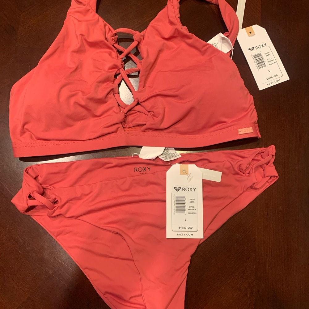 Pink Roxy bikini
